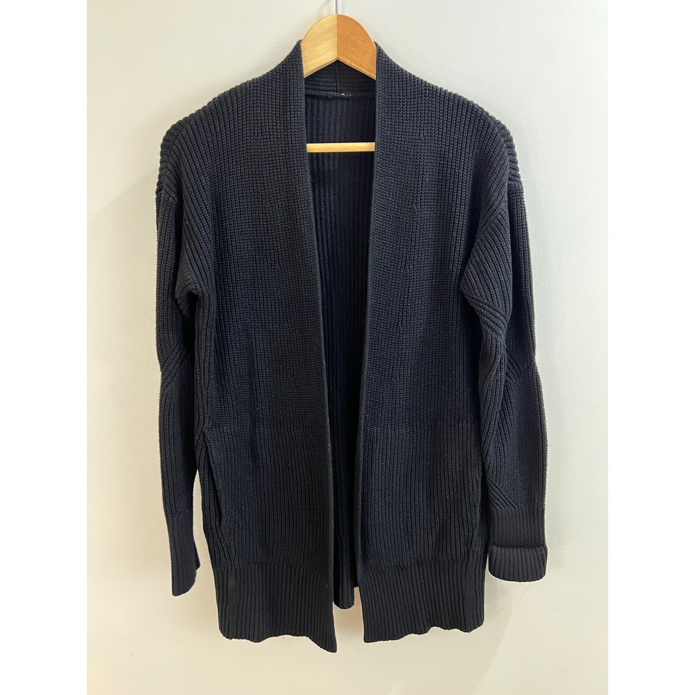 Lululemon Cashlu Sweater Wrap Cardigan Womens Xs or Small ? Black